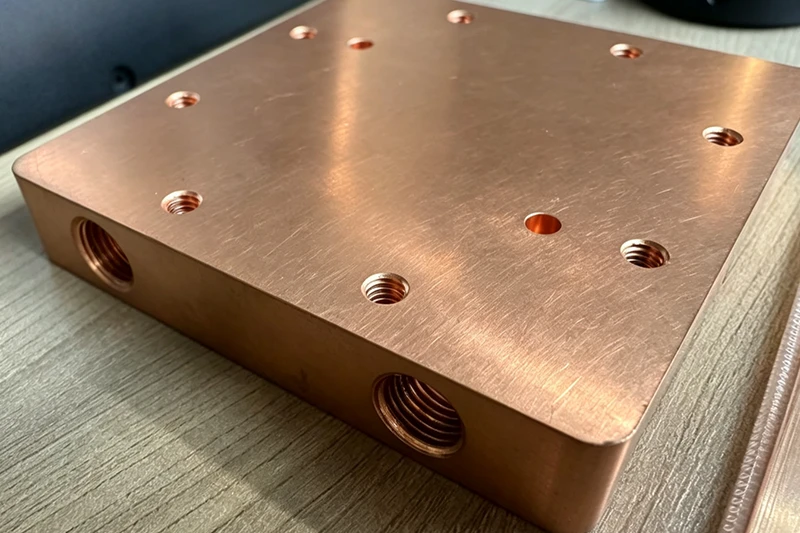 100W copper tubed cold plate