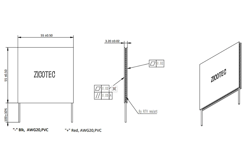 3.Dimension information (unit:mm)