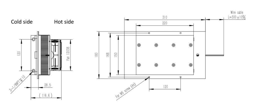 Dimension information (unit:mm)