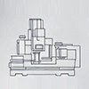 Factory production line icon