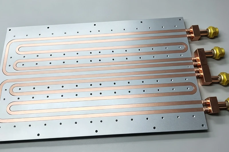 FSW liquid cold plate 200w — 100x200x15mm